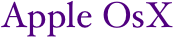 Apple OsX